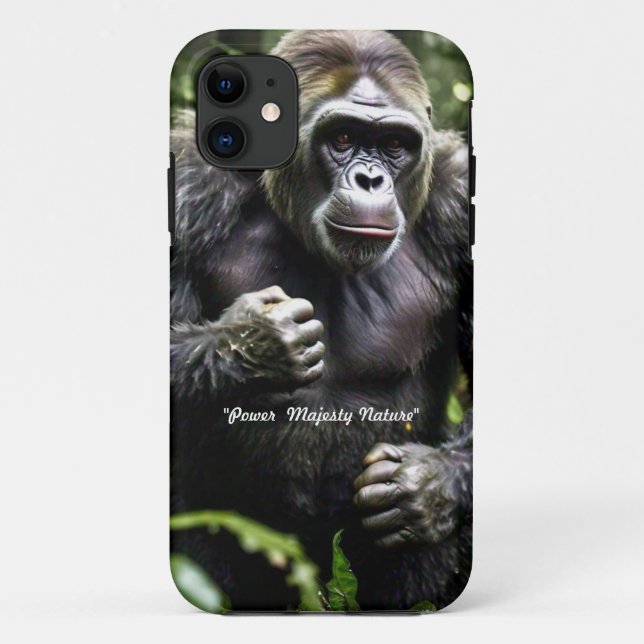 Capa Para iPhone 11 "Forest Ruler Unleashed" (Verso)