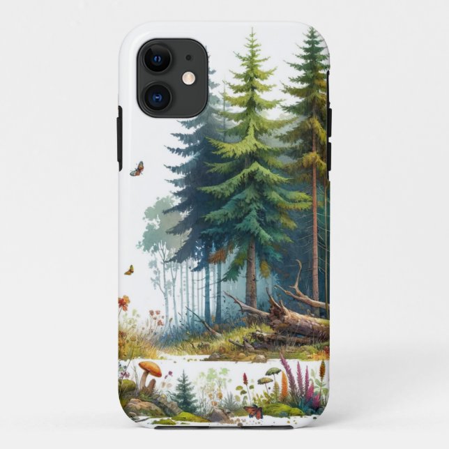 Capa Para iPhone 11  Forest Whispers (Verso)