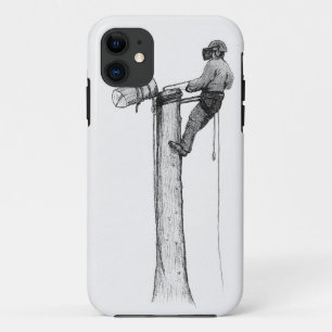 Capa Para iPhone 11 Forester do cirurgião arborista em árvore