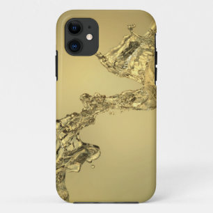 Capa Para iPhone 11 Forma abstrata formada espirrando a água