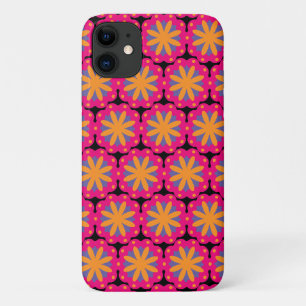 Capa Para iPhone 11 formas circulares florais coloridas