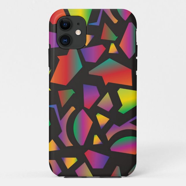 Capa Para iPhone 11 formas coloridas (Verso)