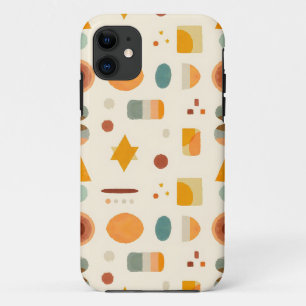 Capa Para iPhone 11 Formas de Aquarela Minimalista do Pastel