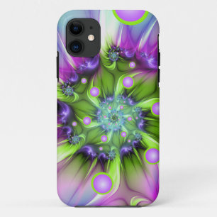 Capa Para iPhone 11 Formas espirais coloridas, redondas, forma Abstrat