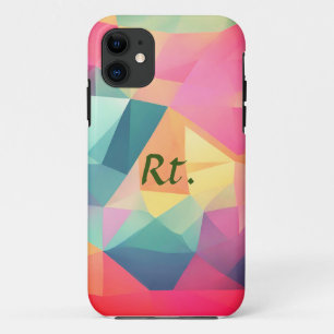 Capa Para iPhone 11 Formas geométricas abstratas coloridas adicionam o