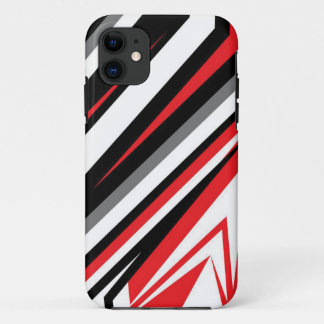 Capa Para iPhone 11 formas geométricas Mate de Maiúsculas/Minúsculas M