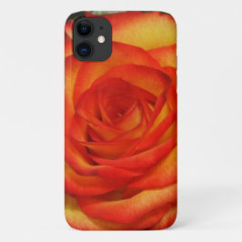 Capa Para iPhone 11 Foto de macro Vibrant Red and Peach Rosa
