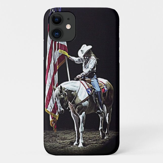 Capa Para iPhone 11 Foto de Orações de Stampede (Verso)