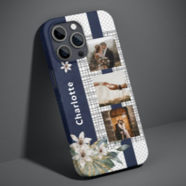 Capa Para iPhone 11 Foto Personalizada Do Casal De Casamento Moderno C