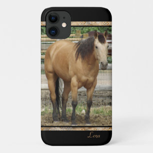 Capa Para iPhone 11 Fotografia de Cavalo de Pele de Foco