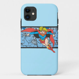 Capa Para iPhone 11 Fotos da Supergirl Head