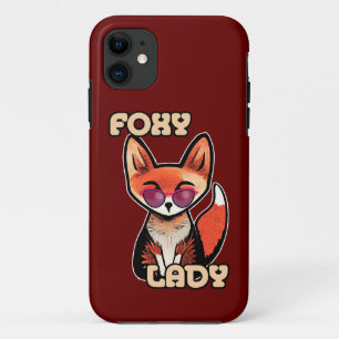 Capa Para iPhone 11 Foxy Lady Raposa-branca