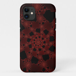 Capa Para iPhone 11 Fractal de teia aranha