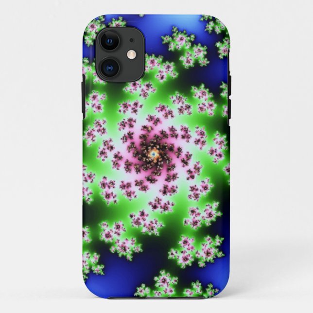 Capa Para iPhone 11 Fractal Vortex (Verso)