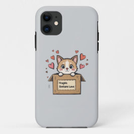 Capa Para iPhone 11 Fragile: Contains Love