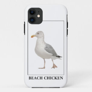Capa Para iPhone 11 Frango de Praia - Humor do Caveira