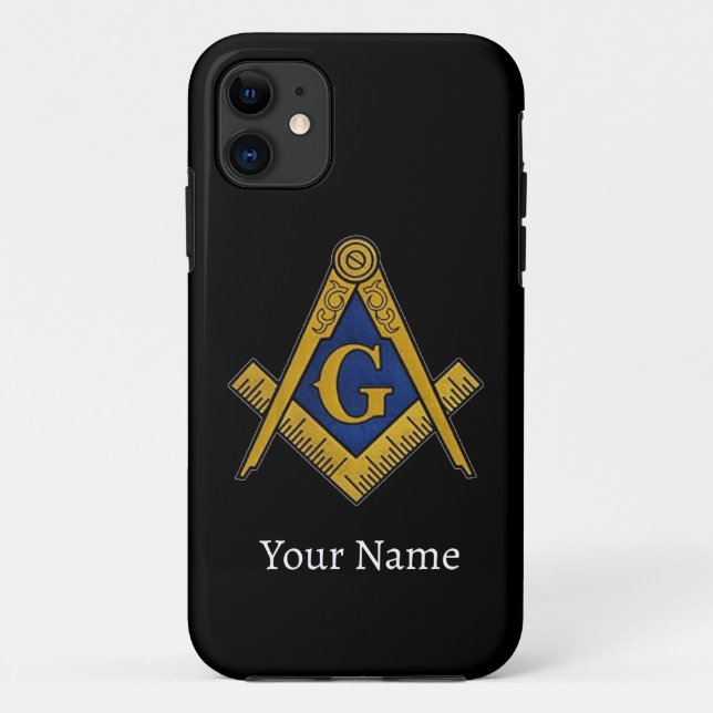 Capa Para iPhone 11 Freemason Party - CHURRASCO Masonic Freemasonry (Verso)