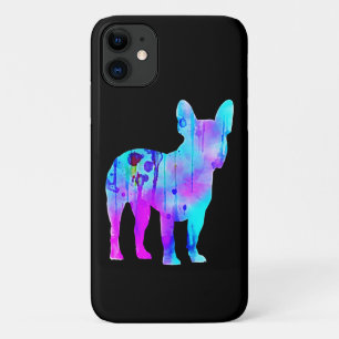 Capa Para iPhone 11 French Gift Desenhar Colorido Bulldog Francês