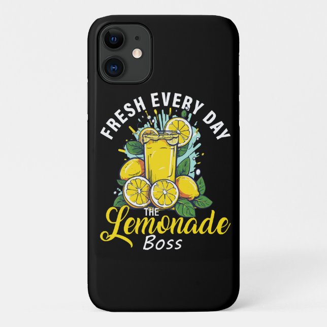 Capa Para iPhone 11 Fresco Todos os Dias O Chefe da Limonada (Verso)