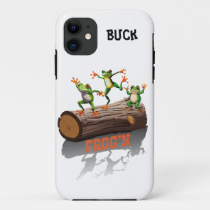 Capa Para iPhone 11 "Frog'n" Personalizável
