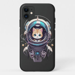Capa Para iPhone 11 Fronteira Final do Gatinho Cósmico