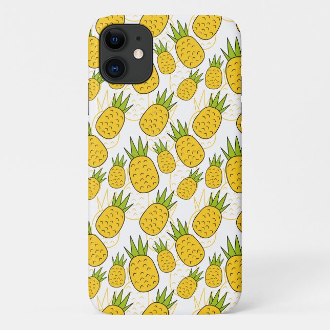 Capa Para iPhone 11 Fruit seamless pattern | Fruit surface pattern 41 (Verso)