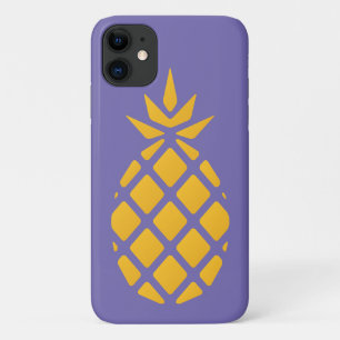 Capa Para iPhone 11 Fruta-branca Laranja e Ananás-púrpura
