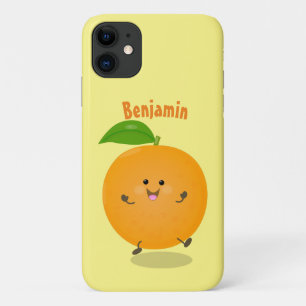 Capa Para iPhone 11 Fruta de citrinos de laranja-dança