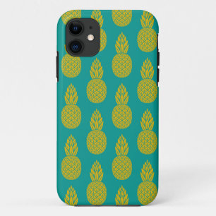 Capa Para iPhone 11 Fruta tropical do abacaxi