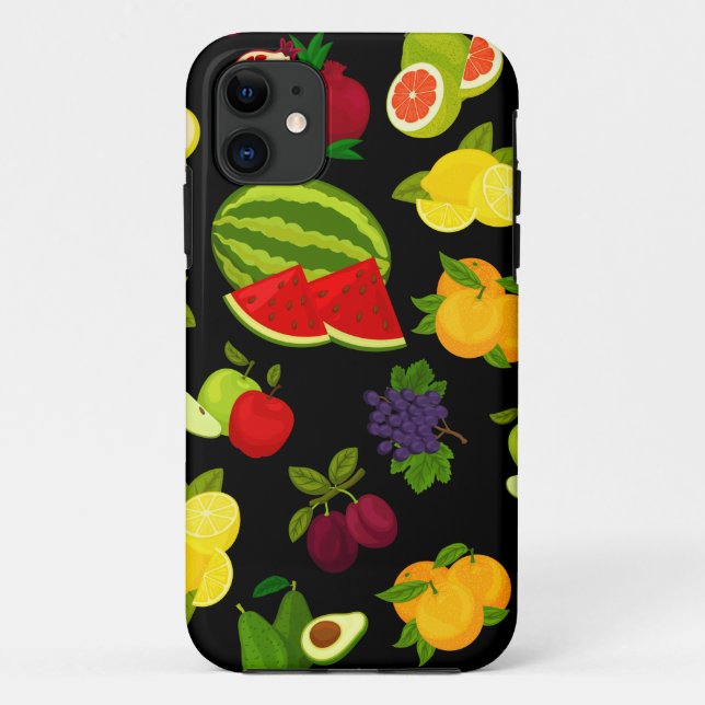 Capa Para iPhone 11 Frutas de Citrus (Verso)