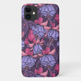 Capa Para iPhone 11 Fúcsia em rosa e violeta