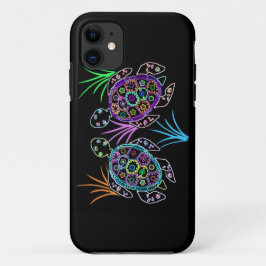 Capa Para iPhone 11 Fulgor da tartaruga de mar