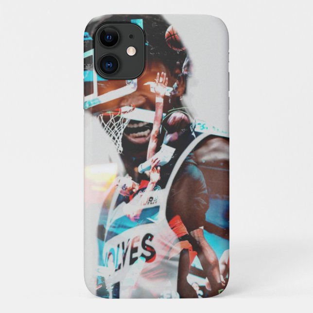 Capa Para iPhone 11 Funda para iPhone anthony edwards, baloncesto (Verso)