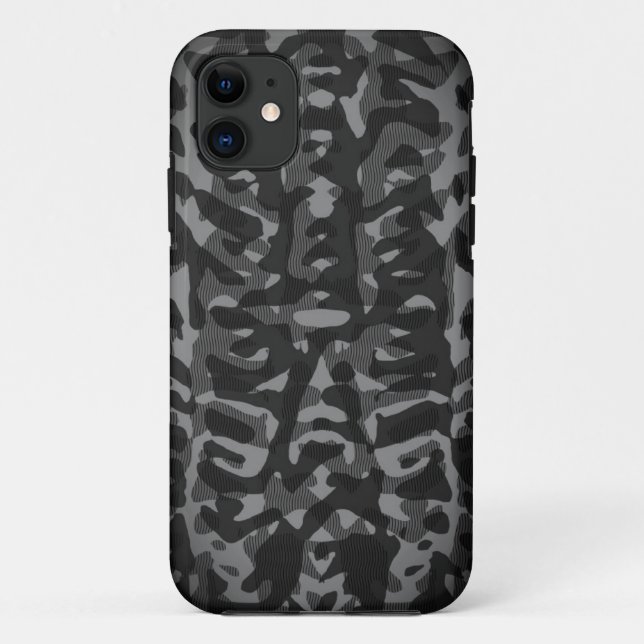 Capa Para iPhone 11 Funda para iPhone / iPad camuflaje rallado. (Verso)