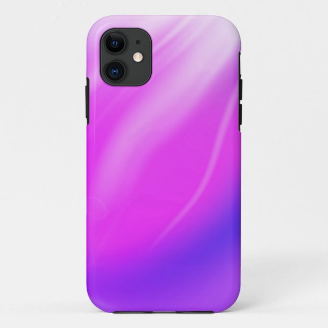 Capa Para iPhone 11 Fundo Abstrato Roxo (Verso)