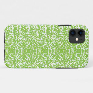 Capa Para iPhone 11 fundo abstrato verde e branco