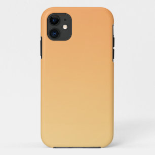 Capa Para iPhone 11 Fundo de gradiente laranja e amarelo
