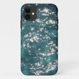 Capa Para iPhone 11 Fundo de Piscina de Água Espontada