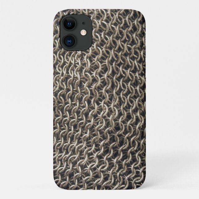 Capa Para iPhone 11 Fundo do Chain Mail (Verso)