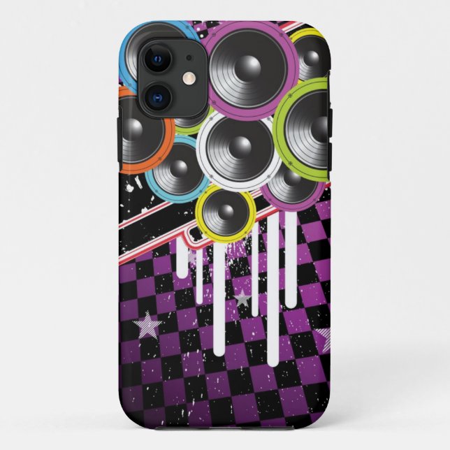 Capa Para iPhone 11 Fundo do Grunge (Verso)