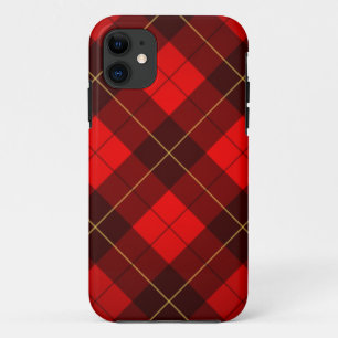 Capa Para iPhone 11 Fundo do tartan de Wallace