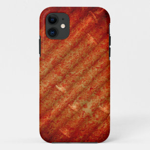 Capa Para iPhone 11 Fundo Grunge Vermelho