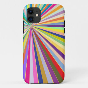 Capa Para iPhone 11 Fundo listrado fresco