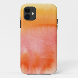 Capa Para iPhone 11 Fundo pintado mão 17 da aguarela abstrata