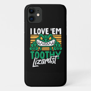 Capa Para iPhone 11 Funny Alligator Lover e Zookeeper Crocodilo