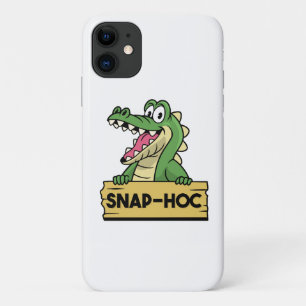 Capa Para iPhone 11 Funny Alligator Lover e Zookeeper Crocodilo