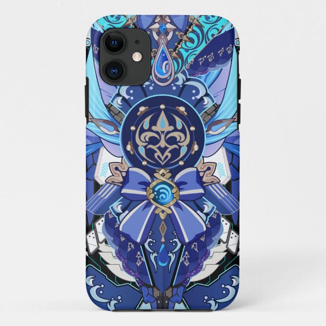 Capa Para iPhone 11 Furina Mecha Genshin Impacto (Verso)