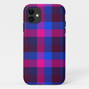 Capa Para iPhone 11 Fusão de mosaico néon