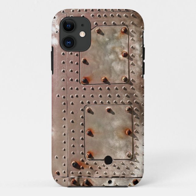 Capa Para iPhone 11 Fuselagem de aeronaves Vintage (Verso)