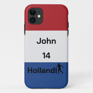 Capa Para iPhone 11 Futebol holandês, personalizável